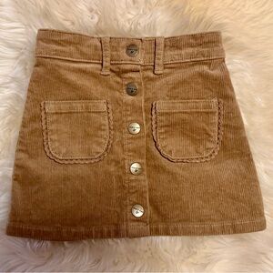 Jamie Kay Corduroy Elodie Skirt in Caramel Cream